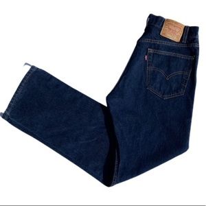 Levi 505 jeans size 34 W and 32 L. New but washed.